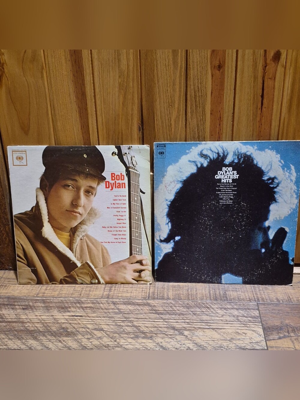Bob Dylan Self Titled 1962 First Pressing? Bob Dylan Greatest Hits Vinyl Records
